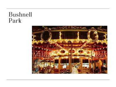 a carousel with christmas lights on it at XL Center 1-BR Condo DWNTN Hartford Easy Parking in Hartford