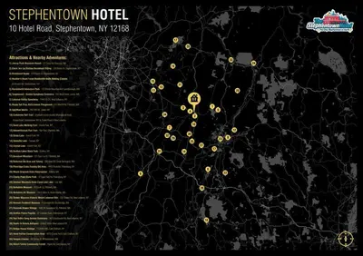 a map of the spread of the new heroin outbreak at 2 Bed Berkshire Getaway @ Stephentown Hotel in Stephentown