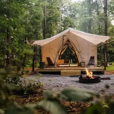 Classic Safari Tent in the Heart of the Adirondack Wilderness