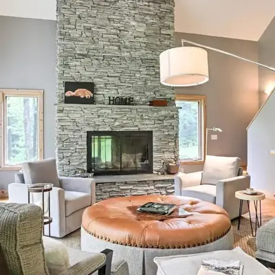 Berkshires Home on 11 Acres with Pond and 2 Fire Pits!